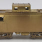 Overland 1217 HO Brass Boston & Maine Wood Caboose - Unpainted EX/Box