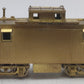 Overland 1217 HO Brass Boston & Maine Wood Caboose - Unpainted EX/Box