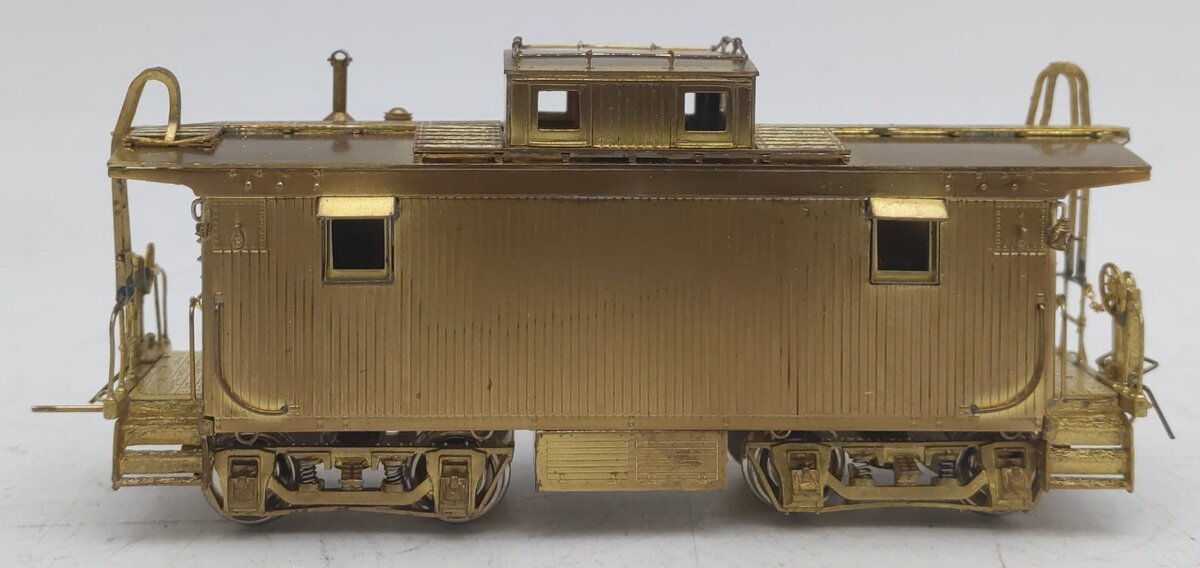Overland 1217 HO Brass Boston & Maine Wood Caboose - Unpainted EX/Box