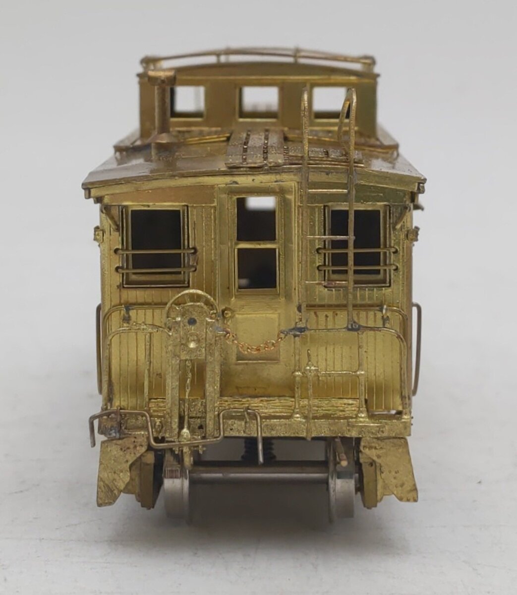Overland 1217 HO Brass Boston & Maine Wood Caboose - Unpainted EX/Box