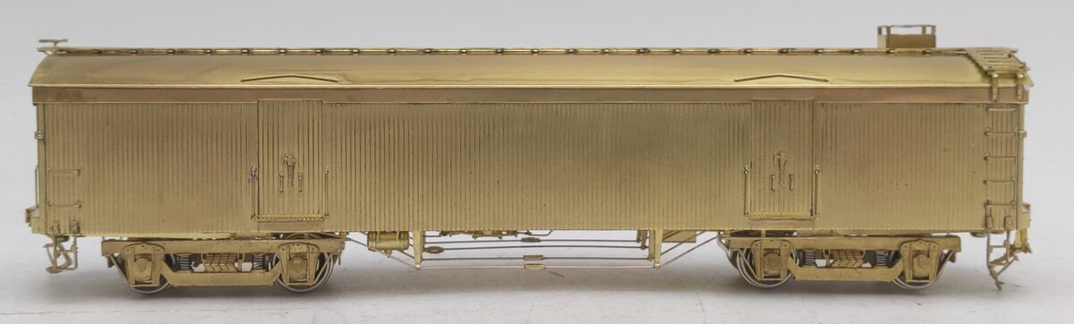 Overland 3063 HO Scale BRASS B&M 53' Wood Milk Car w/ 4 Door - Unpainted EX/Box