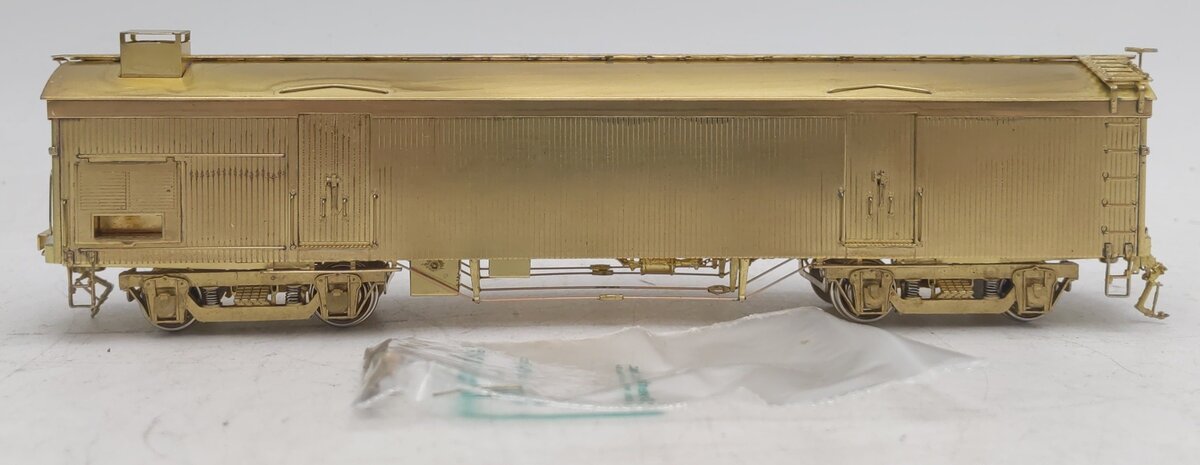 Overland 3063 HO Scale BRASS B&M 53' Wood Milk Car w/ 4 Door - Unpainted EX/Box