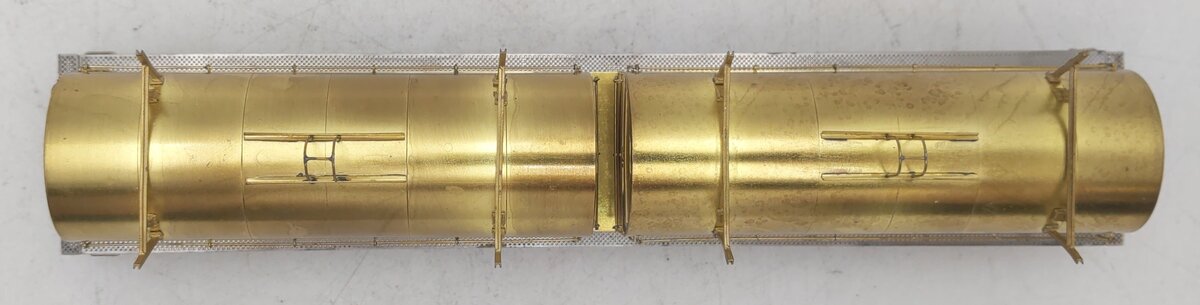 Overland 1357 HO Scale BRASS Thrail Coil Steel Car - Unpainted EX/Box