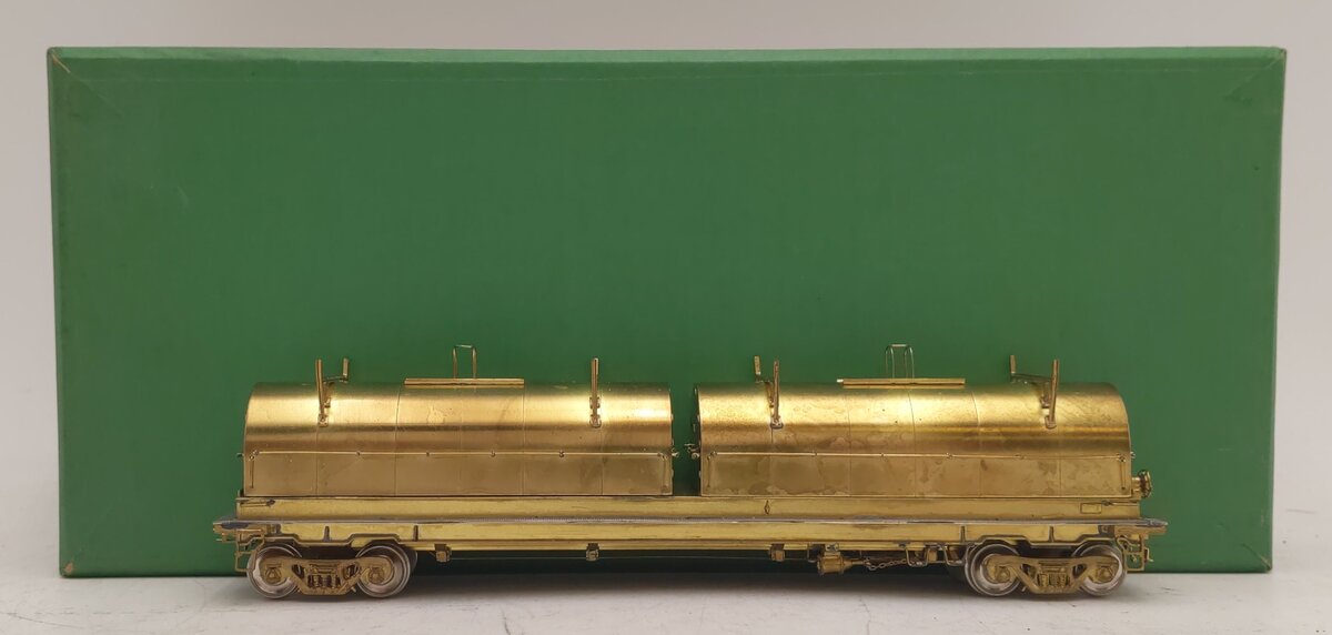 Overland 1357 HO Scale BRASS Thrail Coil Steel Car - Unpainted EX/Box