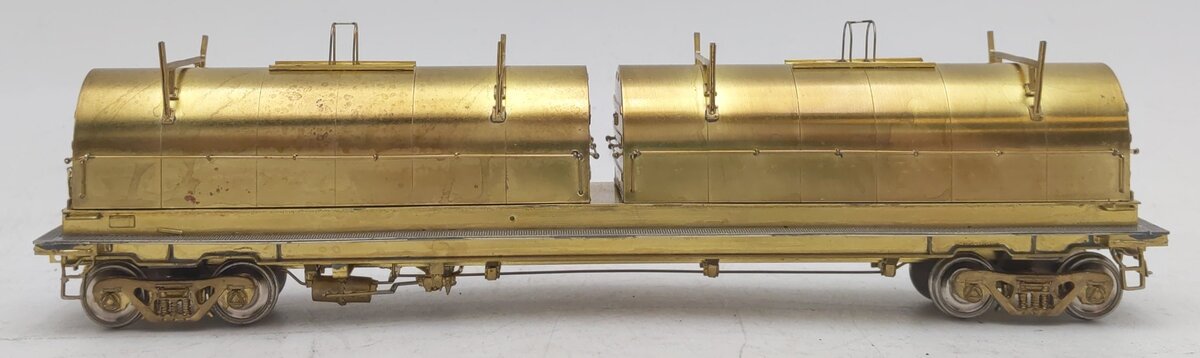 Overland 1357 HO Scale BRASS Thrail Coil Steel Car - Unpainted EX/Box