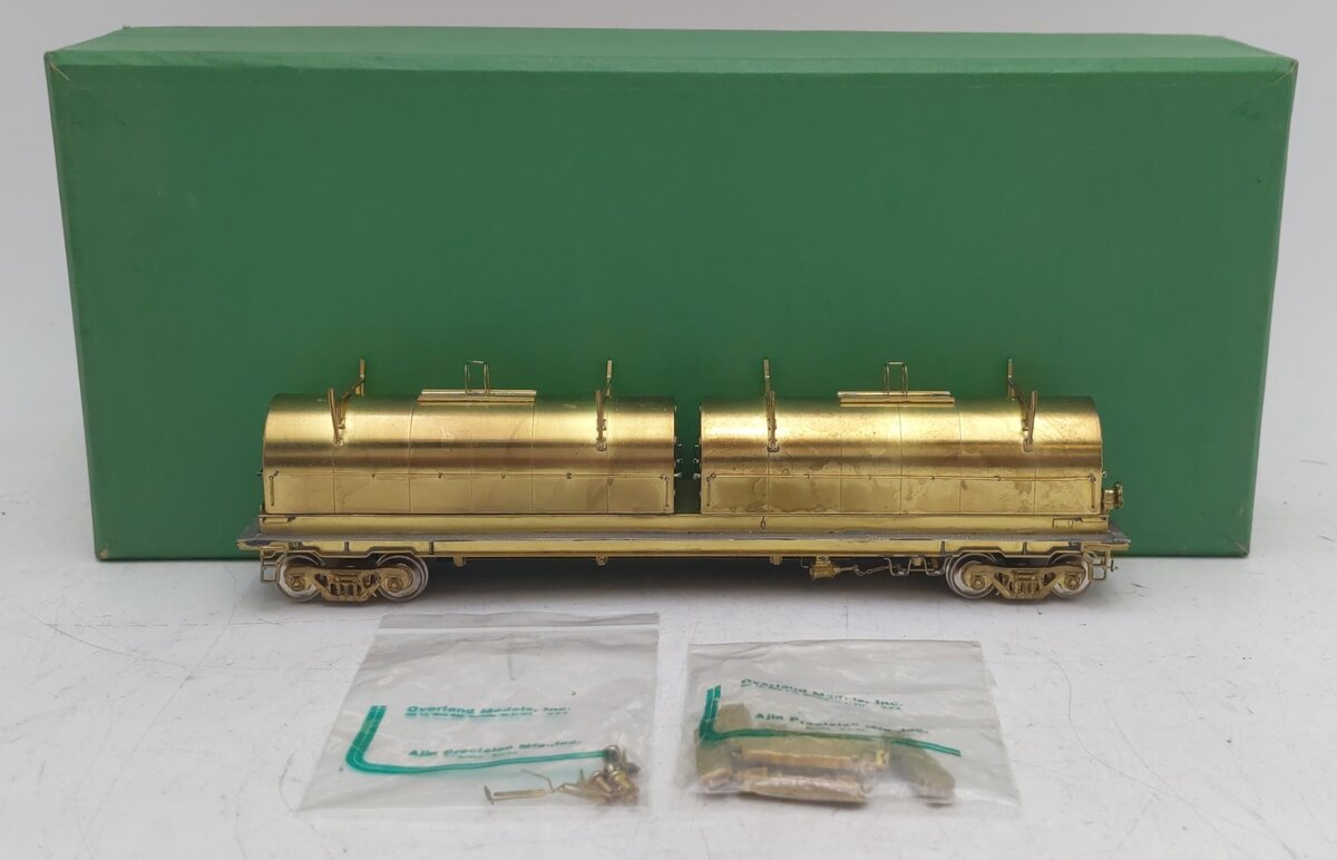 Overland 1357 HO Scale BRASS Thrail Coil Steel Car - Unpainted EX/Box