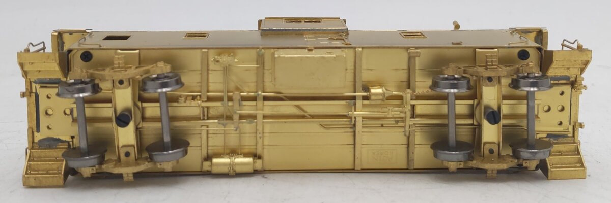 Overland OMI-3862 HO BRASS BC Rail Wide Vision Caboose - Unpainted EX/Box