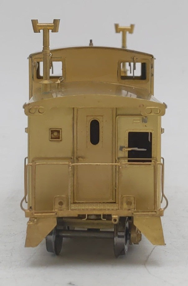 Overland OMI-3862 HO BRASS BC Rail Wide Vision Caboose - Unpainted EX/Box