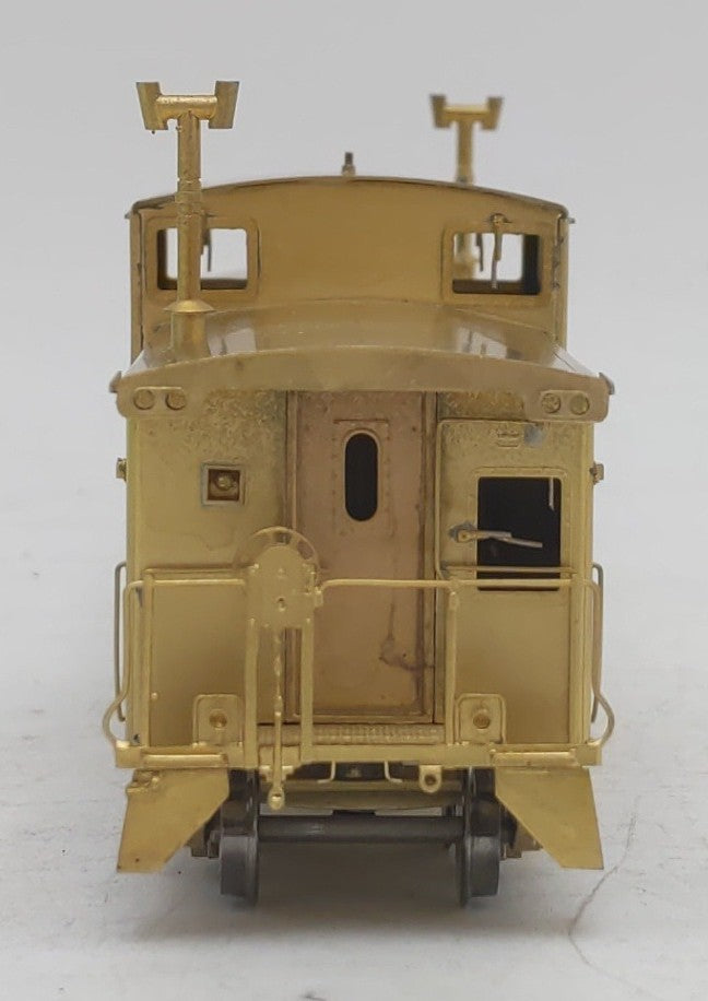 Overland OMI-3862 HO BRASS BC Rail Wide Vision Caboose - Unpainted EX/Box