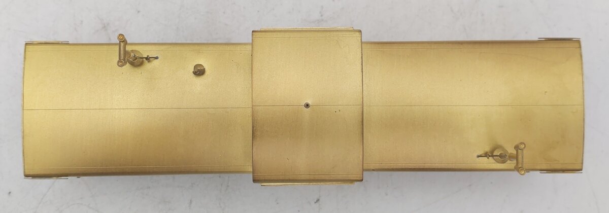Overland OMI-3862 HO BRASS BC Rail Wide Vision Caboose - Unpainted EX/Box