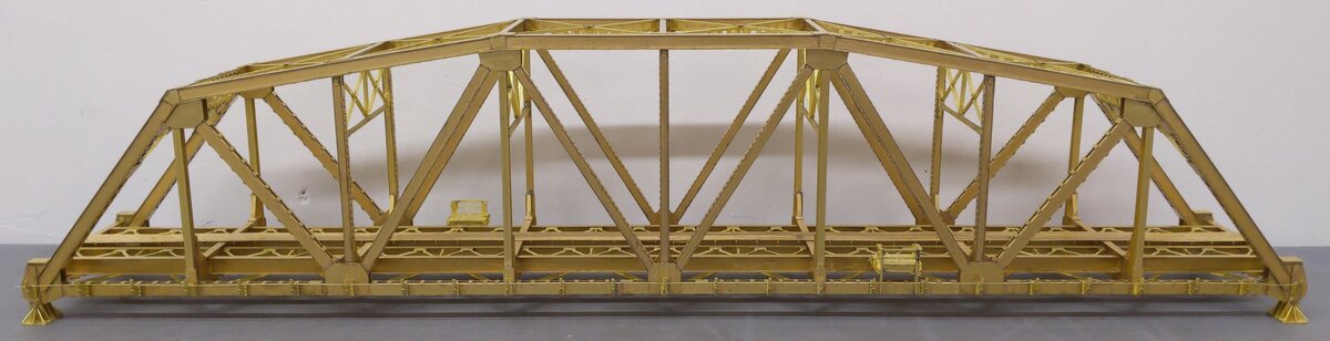 Overland 3450 Riveted Camel Back Warren Truss Double Track 225' Bridge EX/Box