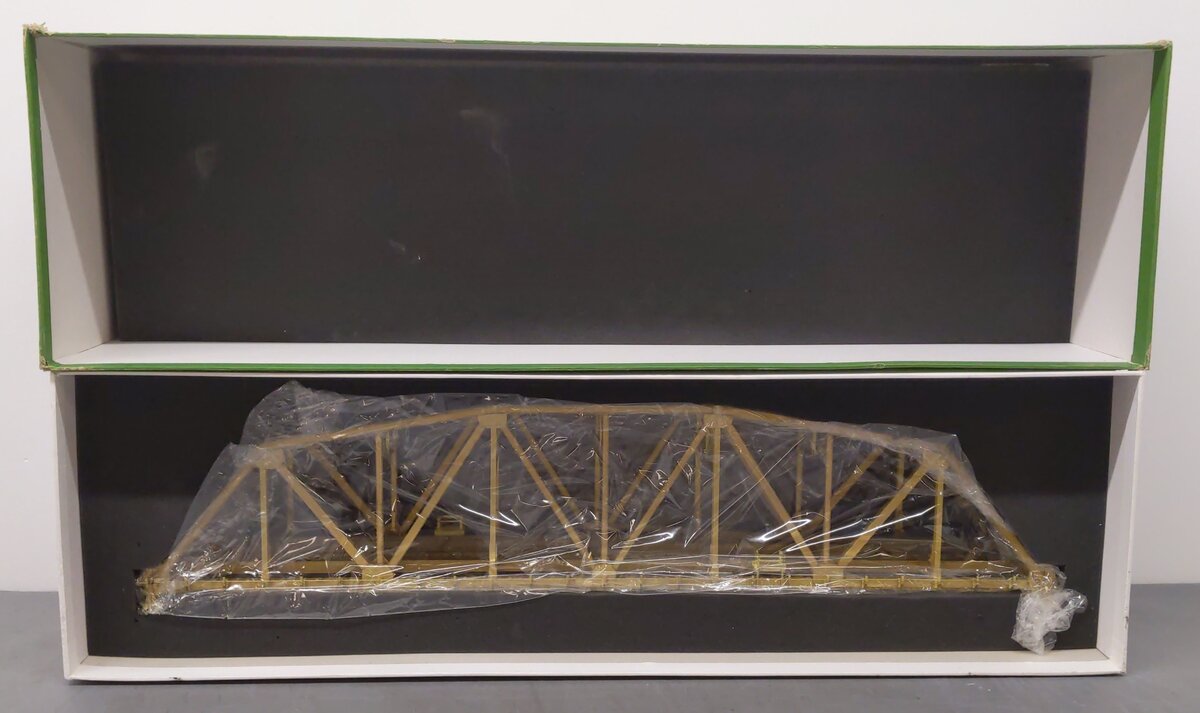 Overland 3450 Riveted Camel Back Warren Truss Double Track 225' Bridge EX/Box