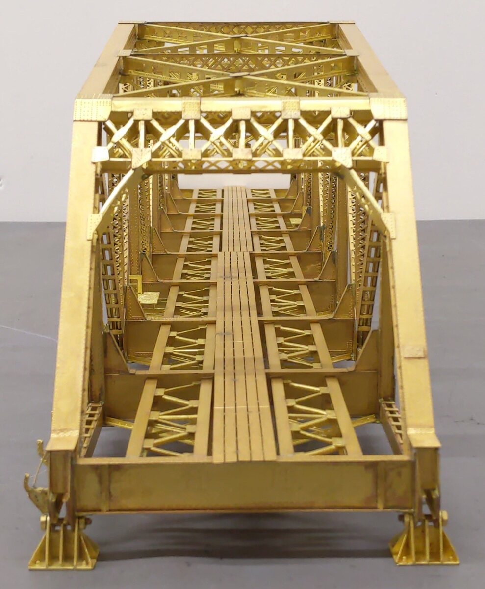 Overland 3450 Riveted Camel Back Warren Truss Double Track 225' Bridge EX/Box