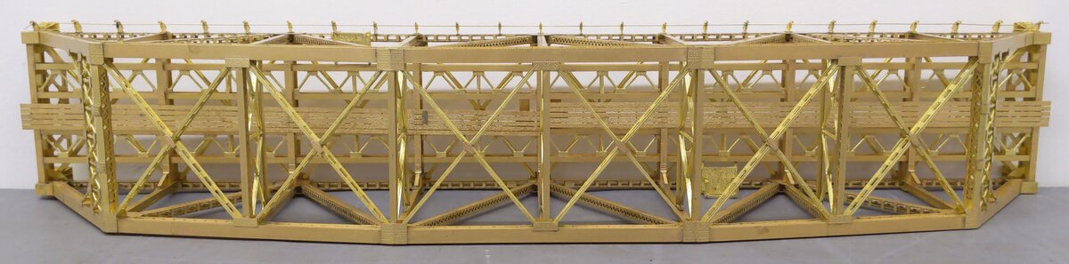 Overland 3450 Riveted Camel Back Warren Truss Double Track 225' Bridge EX/Box