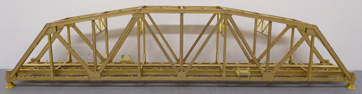 Overland 3450 Riveted Camel Back Warren Truss Double Track 225' Bridge EX/Box