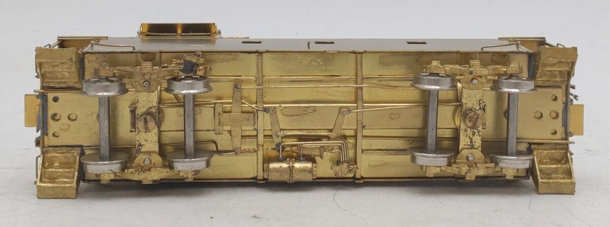 Overland 1184 HO Scale BRASS D&RGW Steel Caboose - Unpainted EX/Box