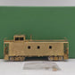Overland 1184 HO Scale BRASS D&RGW Steel Caboose - Unpainted EX/Box