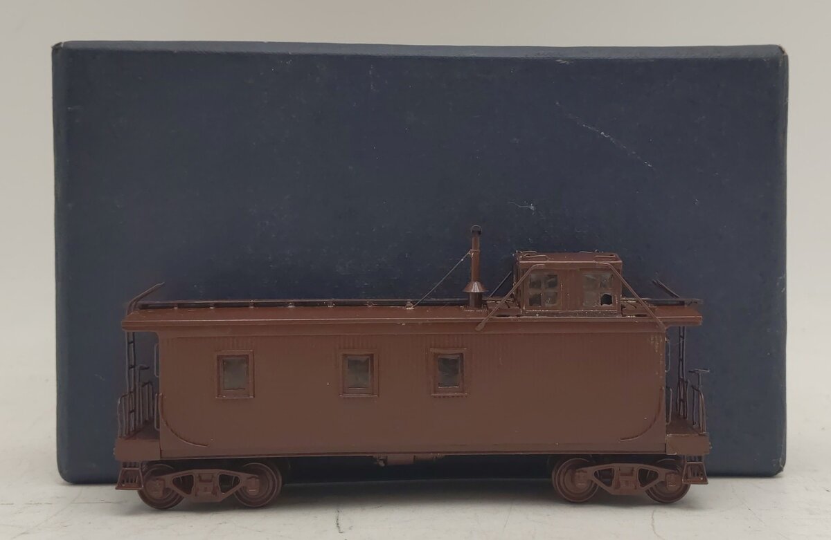 PFM HO BRASS D&RGW Wood Caboose - Painted EX/Box