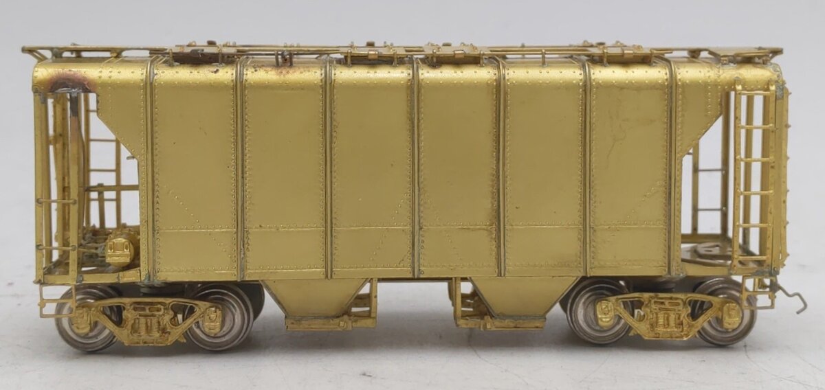 Overland 1390 HO BRASS B&O 'N-34' Covered Hopper - Unpainted VG/Box
