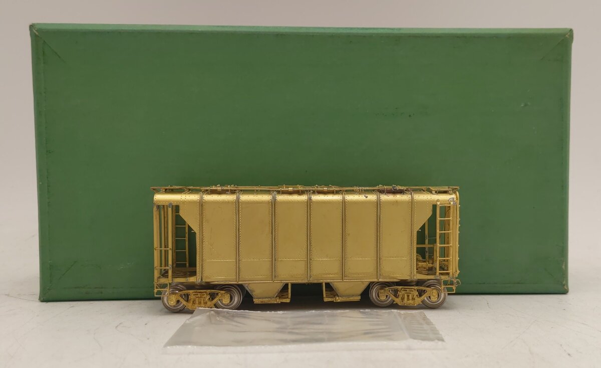 Overland 1390 HO BRASS B&O 'N-34' Covered Hopper - Unpainted VG/Box