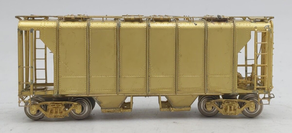 Overland 1390 HO BRASS B&O 'N-34' Covered Hopper - Unpainted VG/Box