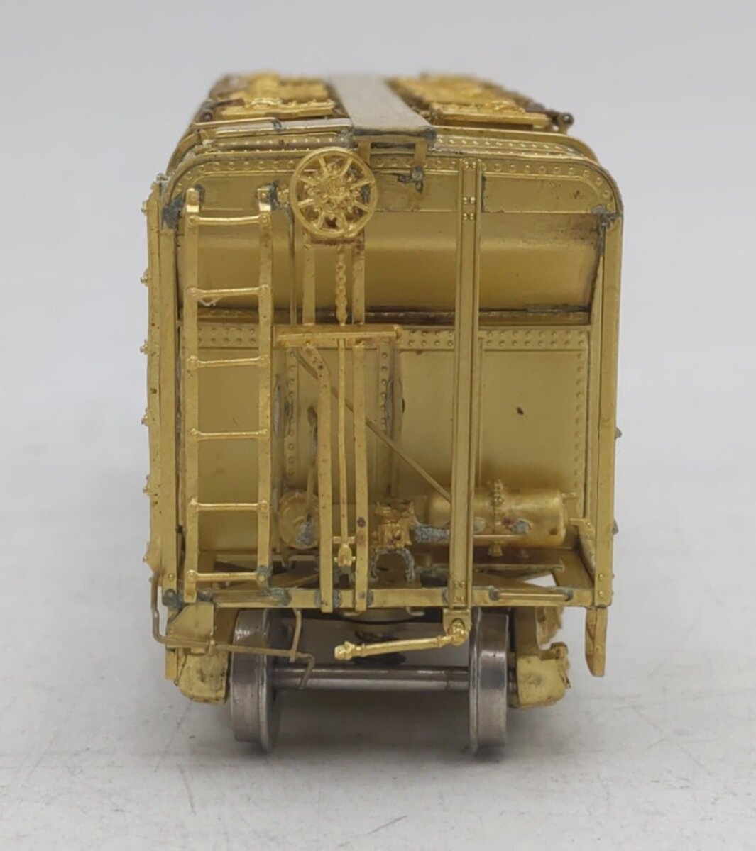 Overland 1390 HO BRASS B&O 'N-34' Covered Hopper - Unpainted VG/Box