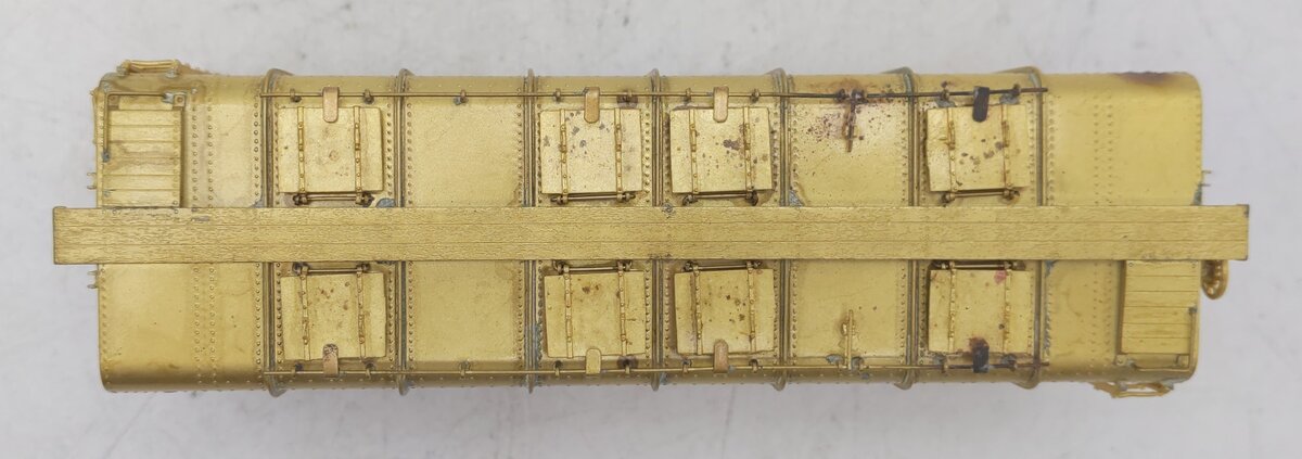 Overland 1390 HO BRASS B&O 'N-34' Covered Hopper - Unpainted VG/Box