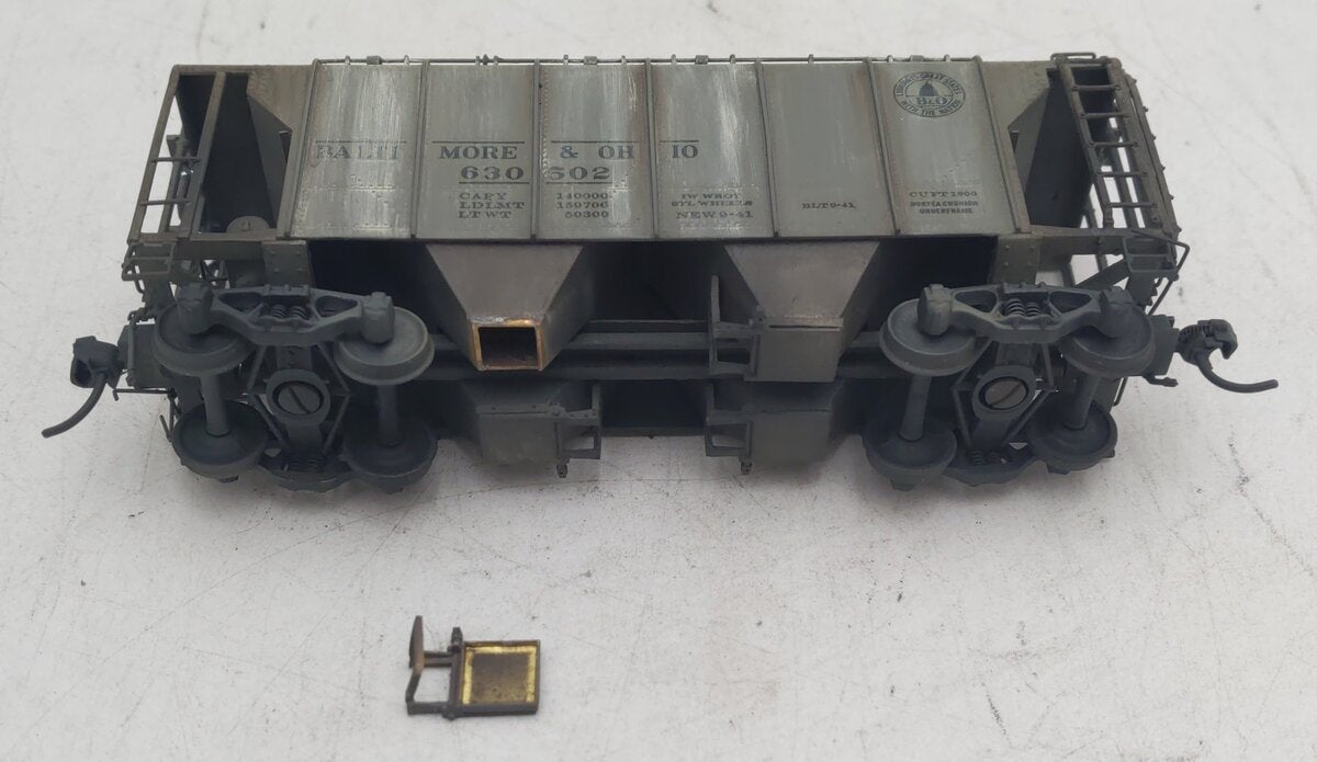 Overland 1390 HO Scale BRASS B&O 'N-34' Covered Hopper #630502 - Painted/Box