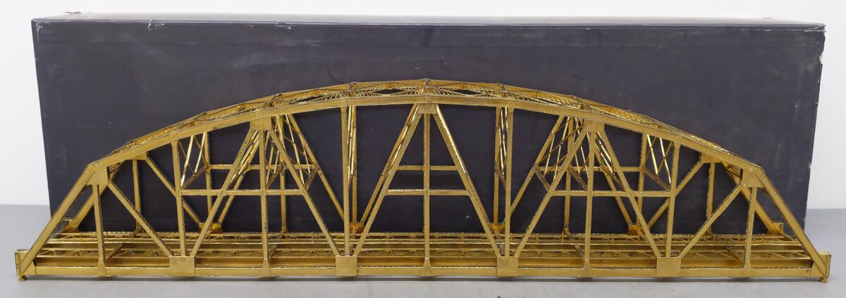 Precision Brass HO Scale BRASS Riveted Camelback Truss Bridge - Unpainted VG/Box