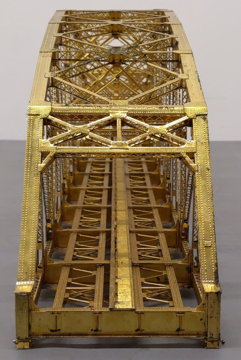 Precision Brass HO Scale BRASS Riveted Camelback Truss Bridge - Unpainted VG/Box