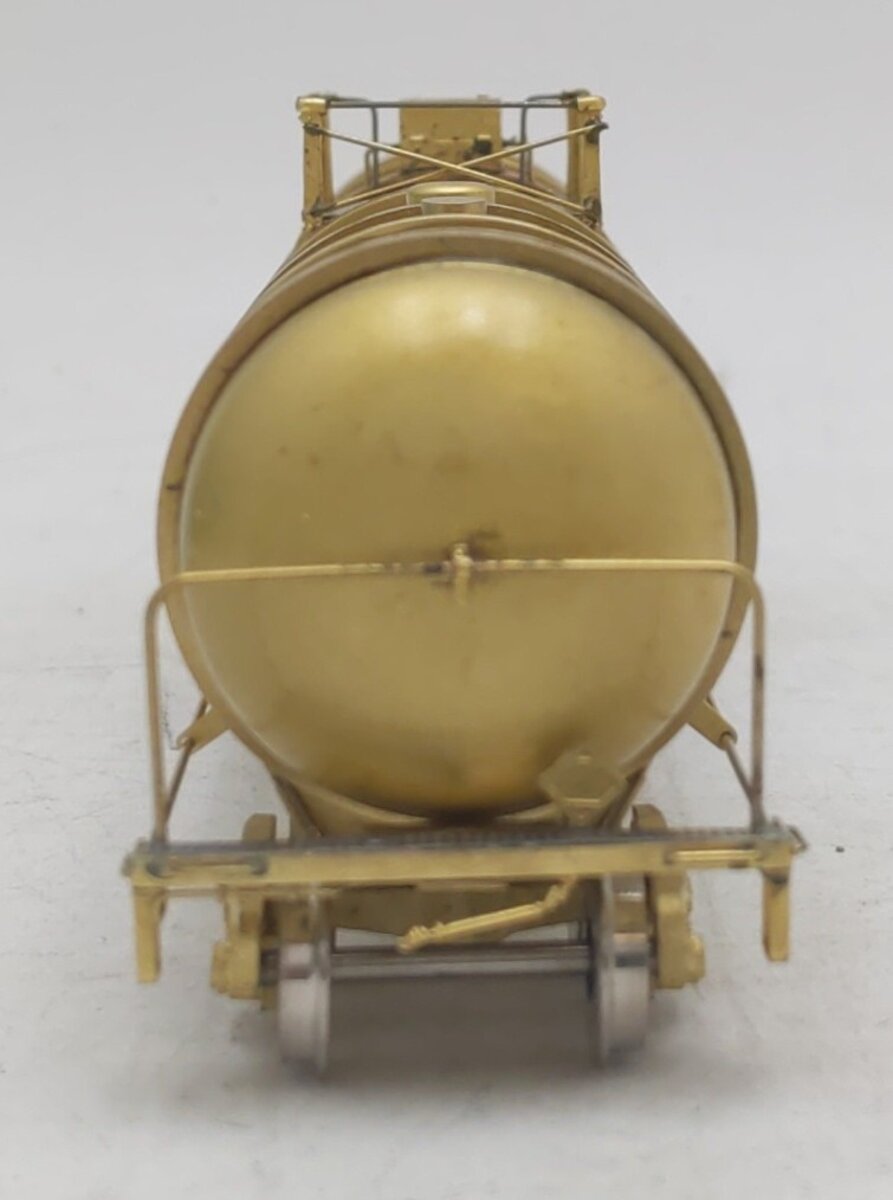 Overland 3168 HO BRASS Linde-Union Tank Liquid Arrgon Car (#80018) - Unpainted EX/Box