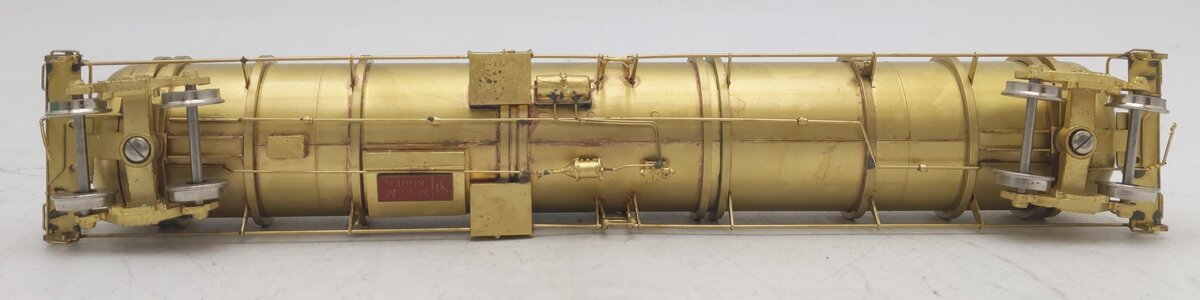 Overland 3168 HO BRASS Linde-Union Tank Liquid Arrgon Car (#80018) - Unpainted EX/Box