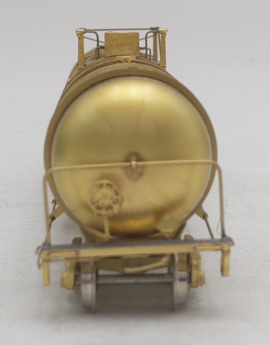 Overland 3168 HO BRASS Linde-Union Tank Liquid Arrgon Car (#80018) - Unpainted EX/Box