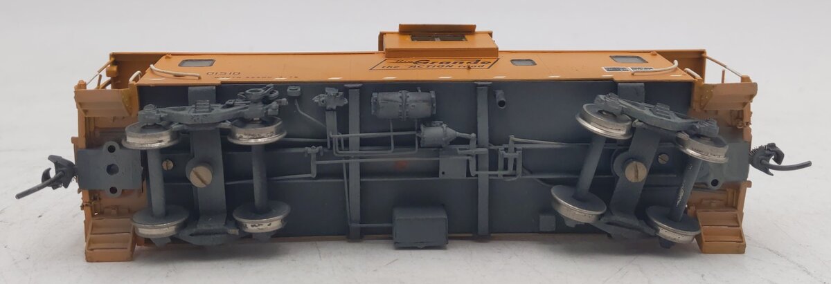 Overland OMI-1154 HO BRASS D&RGW Wide Vision Caboose #01510 - Painted EX/Box