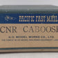 PFM HO Scale BRASS CNR Central Wood Caboose #78420 - Painted/Box