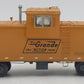 Overland HO BRASS DRGW Wide Vision Ce-6/Ce-8 Caboose #01512 - Painted/Box