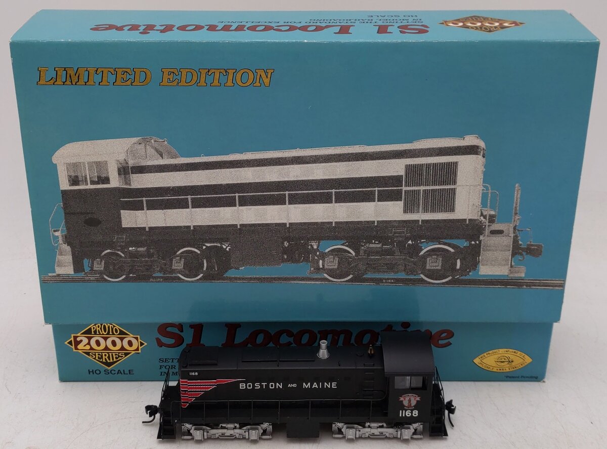 Proto 2000 21351 HO B&M S1 Diesel Locomotive #1168 EX/Box