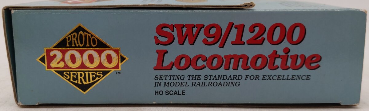 Proto 2000 8743 Boston Maine SW9 Diesel Switcher Locomotive #1231 VG/Box