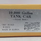 Precision Scale Co. 15670 HO BRASS SHPX 10,000 Gallon Tank Car - Painted LN/Box