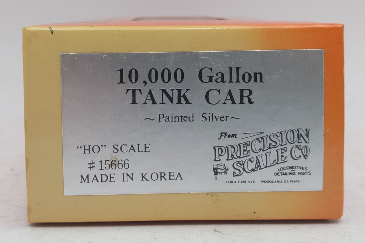 Precision Scale Company 15666 HO BRASS Mobilgas 10,000 Gallon Tank Car VG/Box