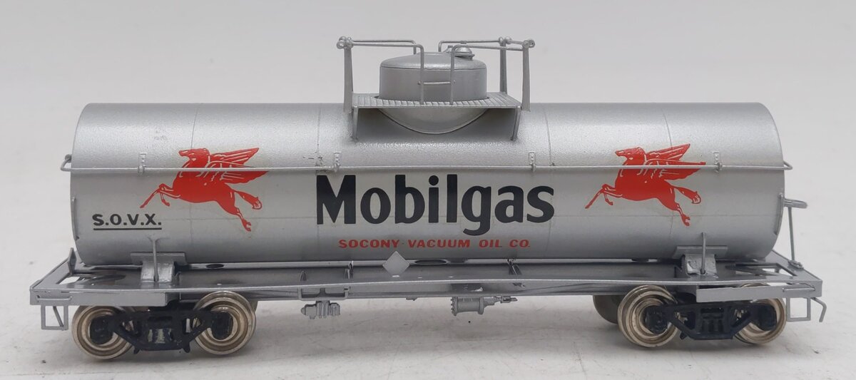 Precision Scale Company 15666 HO BRASS Mobilgas 10,000 Gallon Tank Car VG/Box