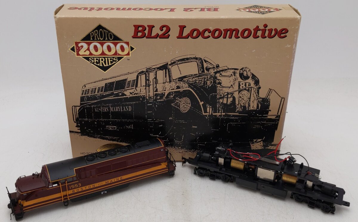Proto 2000 8354 HO Boston And Maine Diesel Locomotive #1553/Box