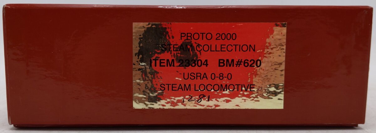Proto 2000 23304 HO Scale Boston And Maine Steam Loco And Tender #620 EX/Box
