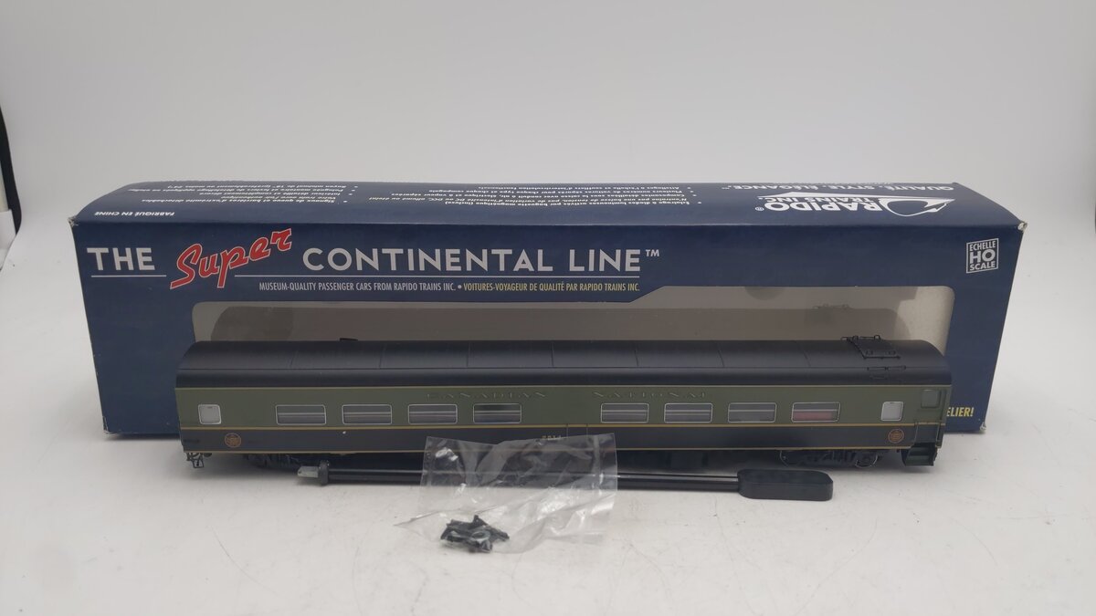 Rapido Trains 103010 HO Scale Canadian National Café-Bar-Lounge Car #2514 EX/Box