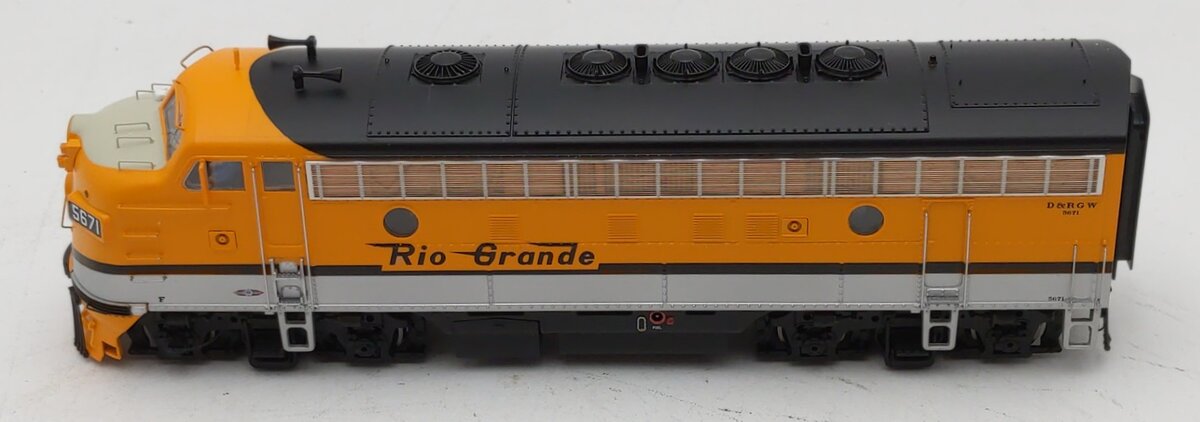Proto 2000 920-40653 HO Scale DRGW F7A Diesel Locomotive #5671 - w/DCC LN/Box