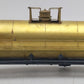 Precision Scale Company 15652-1 HO BRASS 12,000 Gallon Tank Car - Unpainted VG/Box