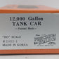 Precision Scale Company 15652-1 HO BRASS 12,000 Gallon Tank Car - Unpainted VG/Box