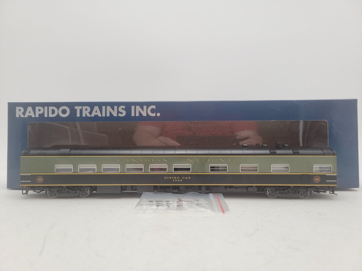 Rapido Trains 124002 HO CN P-S Lightweight 40 Seat Dining Car #1344 EX/Box
