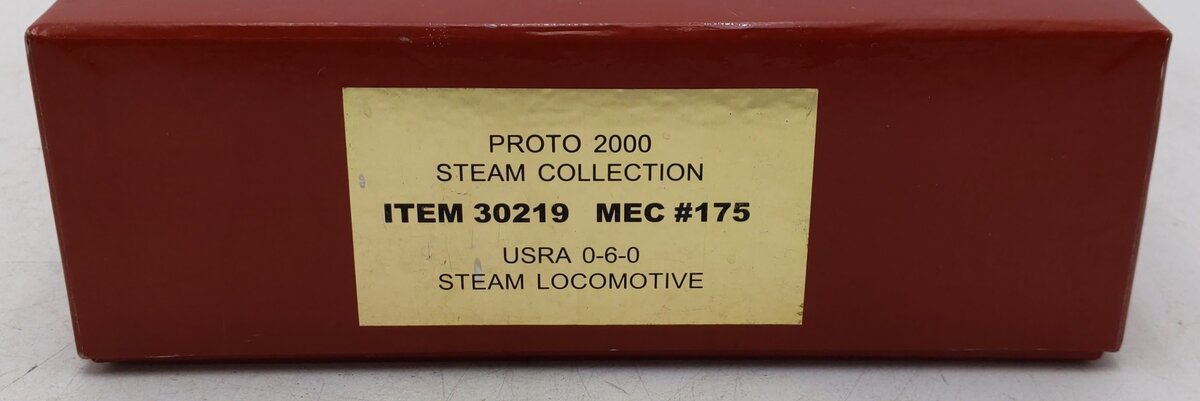 Proto 2000 30219 HO Scale MEC USRA 0-6-0 Steam Locomotive & Tender #175 EX/Box