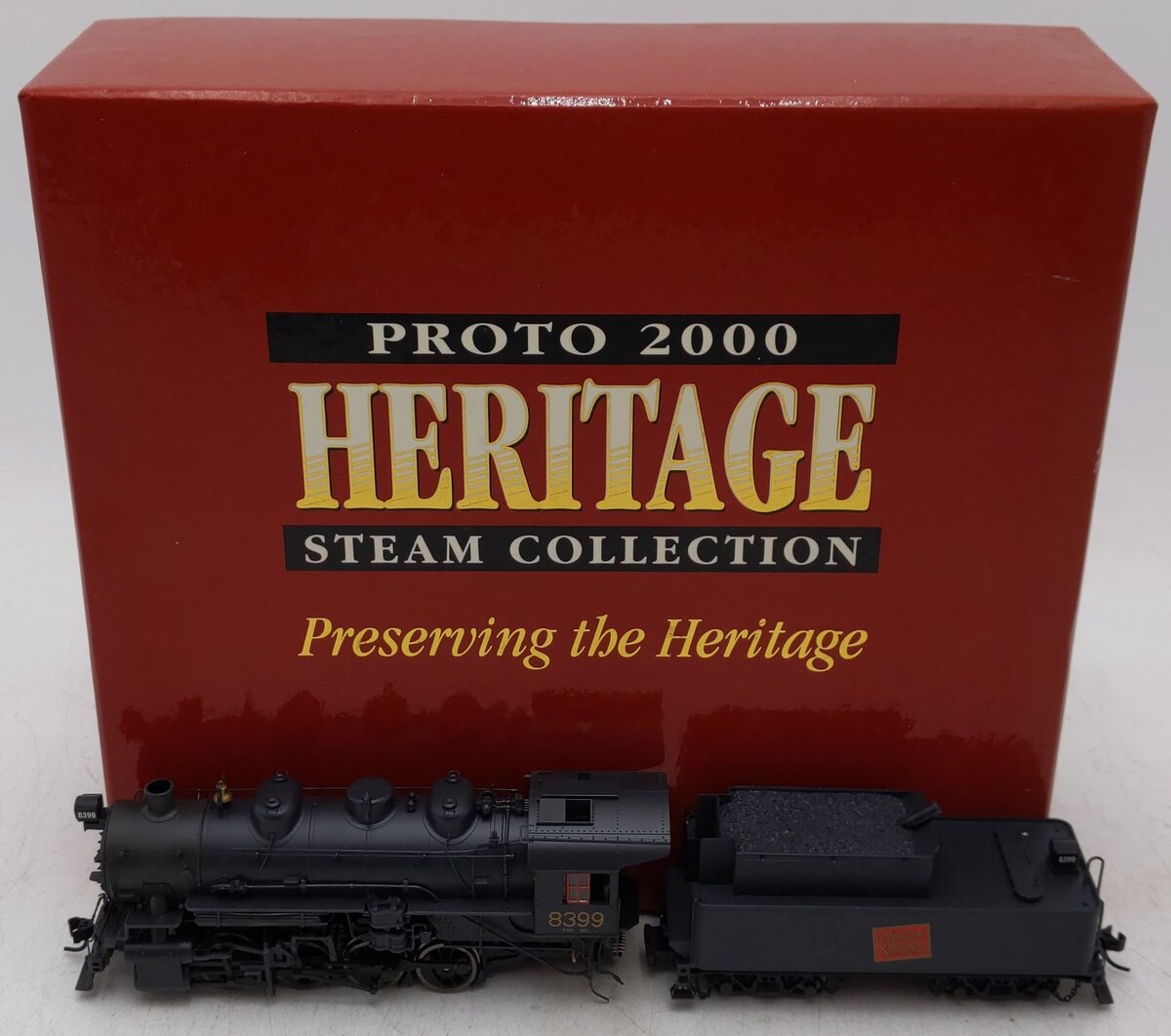 Proto 2000 232841A HO Canadian National USRA 0-8-0 Steam Locomotive #8399 EX/Box